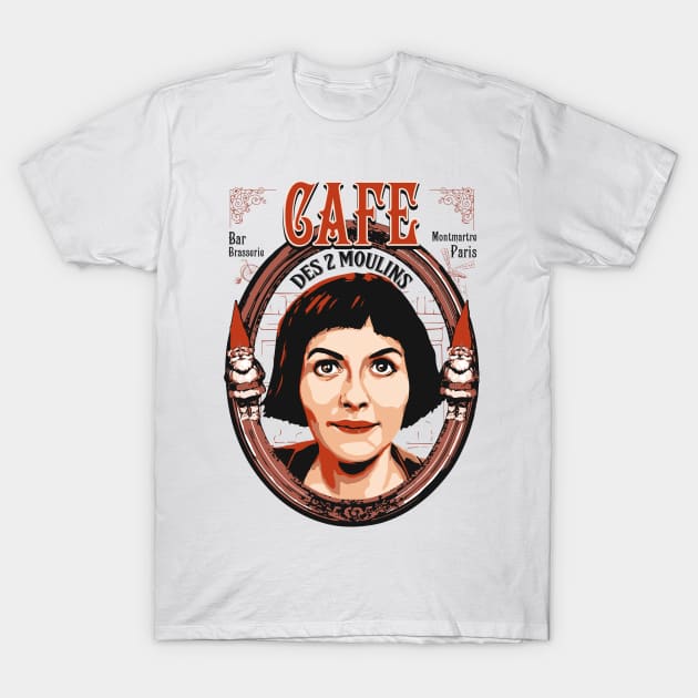 Amélie Cafe T-Shirt by Moovie